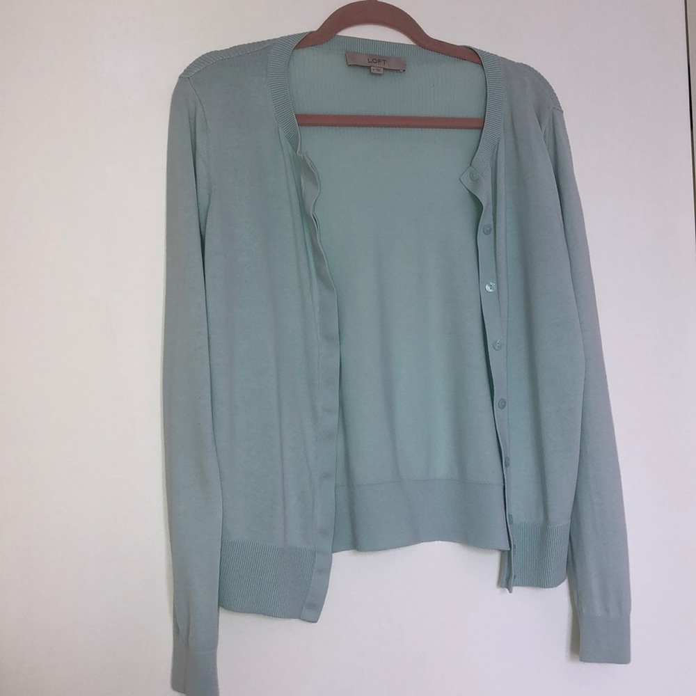 Light blue cardigan